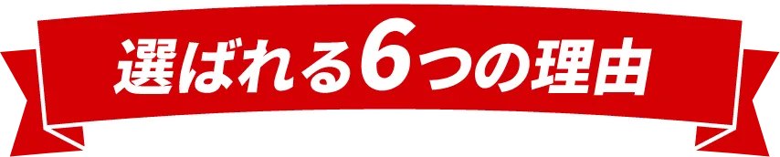 選ばれる6つの理由